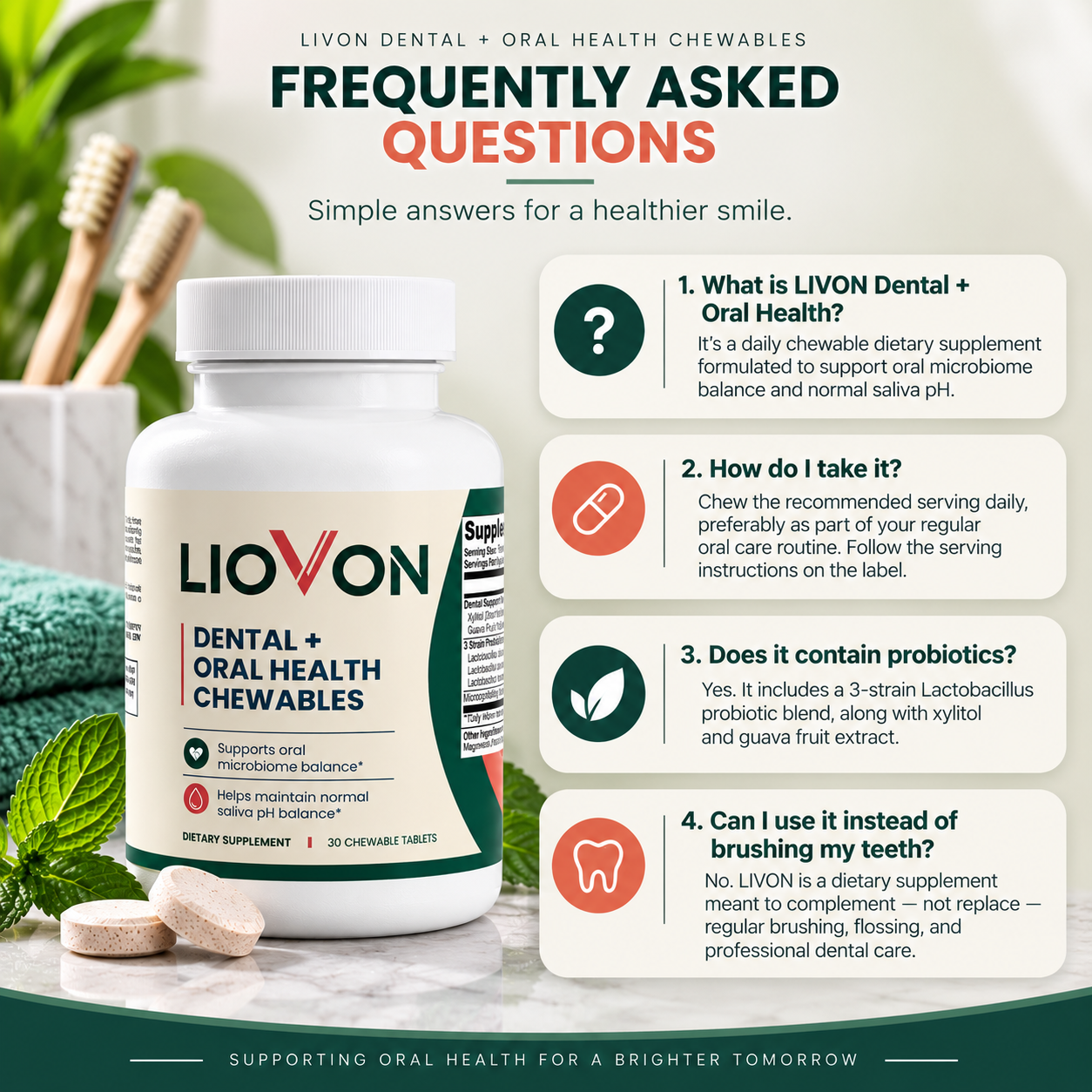 LIOVON Dental + Oral Health Chewables