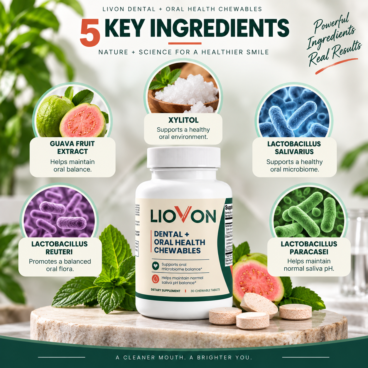 LIOVON Dental + Oral Health Chewables